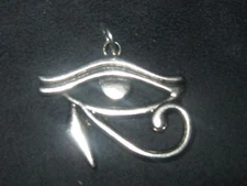 30mm Silver Color Egyptian Egypt Eye Of Horus Ra Pendant Charm Necklace  