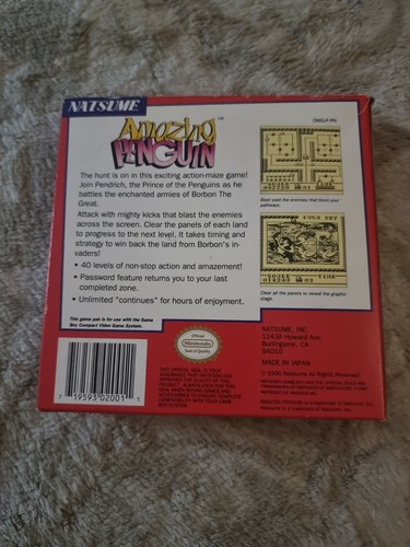 Amazing Penguin Nintendo Game Boy officiel Nintendo très bon etat Ntsc-U/C USA - Photo 9/12