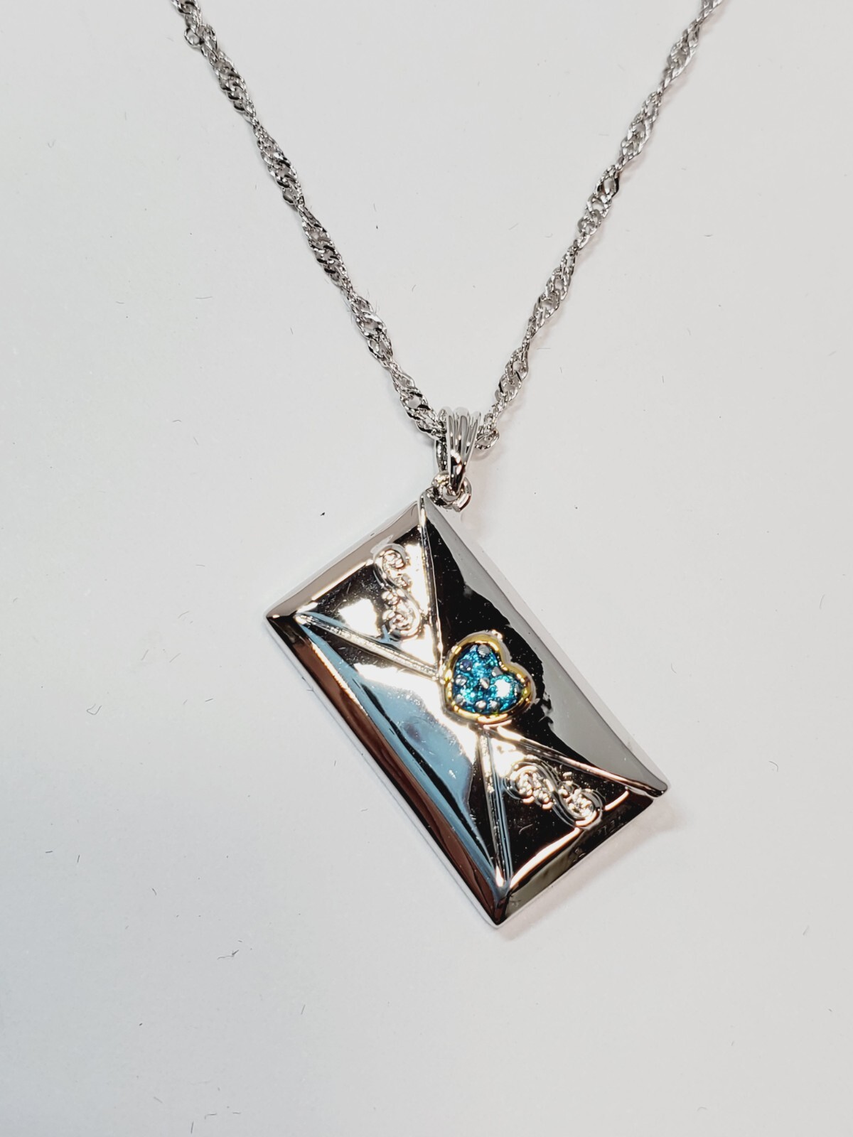 The Bradford Exchange Crystal Birthstone Letter Pendant Necklace For