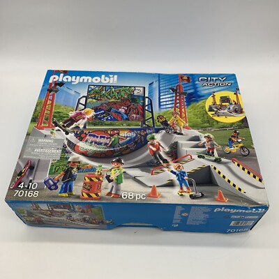 Playmobil Pista De Skate 70168 Playmobil City 70168 Action