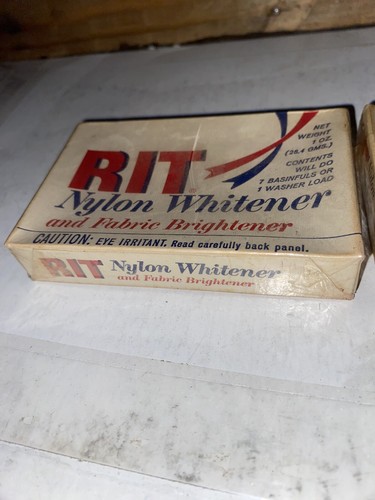 (2) RIT Concentrated Nylon Whitener & Fabric Brightener-NOS Lot Of 2 - Picture 3 of 6