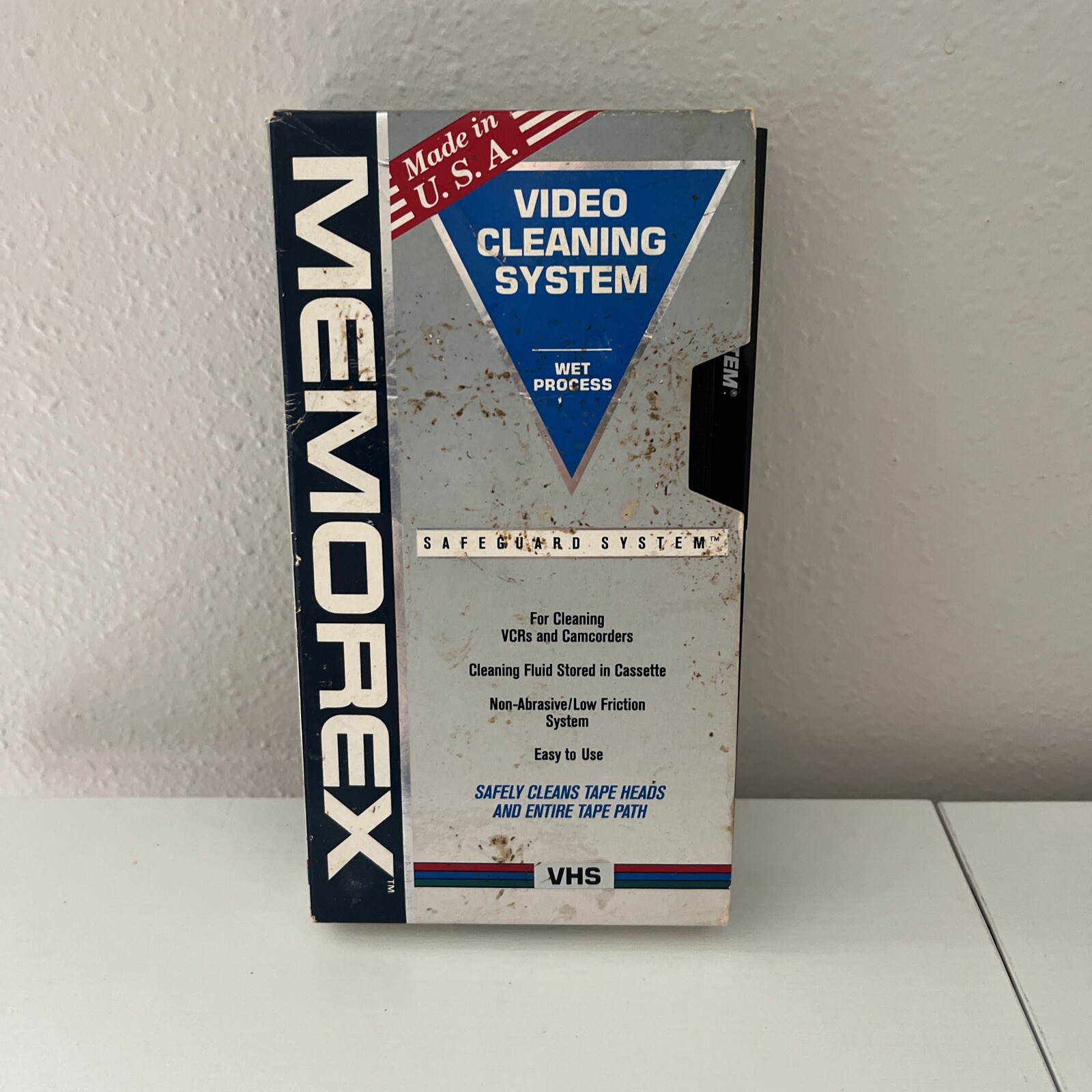 Memorex VHS VCR Video Head Cleaner NonAbrasive Wet Head Cleaning