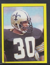 Topps 1982 American Football Sticker No 83 - Wayne Wilson, New Orleans (T86)