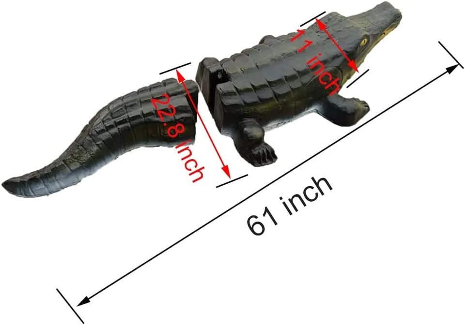KHAMPA 3D Archery Target Alligator, Self Healing, UV Density High Density Foam - Image 2 of 4