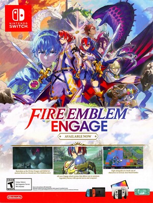 Fire Emblem Engage Nintendo Switch Game 2022 Promo Ad Art Print