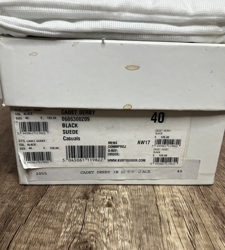 Zapatos de gamuza negros Common Projects Cadet Derby Reino Unido 7, 41. goma crepe - Imagen 4 de 10