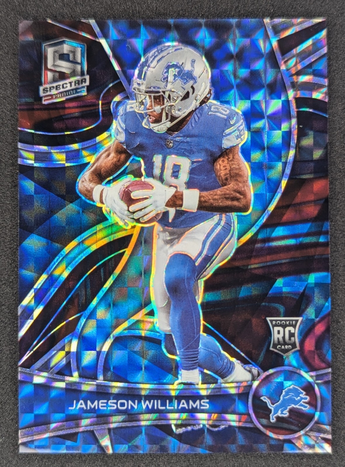 Jameson Williams Rookie /60 2022 Panini Spectra Interstellar #150 Lions