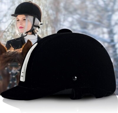 Kisbeibi Reithelm Schutz Kopfbedeckung für Damen Herren Reitsport 56 cm