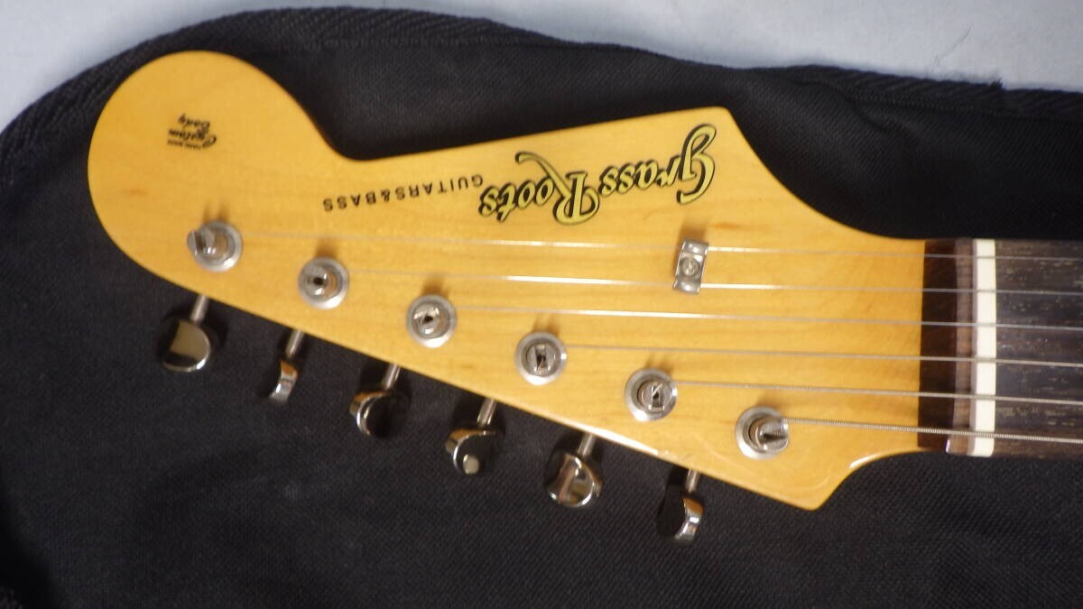 Grass Roots Electric Guitar Stratocaster Blue G-SE-50R From Grass Roots Electric Guitar Stratocaster Blue G-SE-50R From