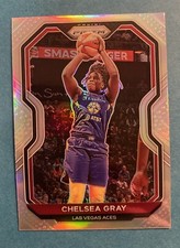Chelsea Gray 2021 Panini Prizm WNBA Silver Holo Prizm Parallel #69 L Vegas Aces