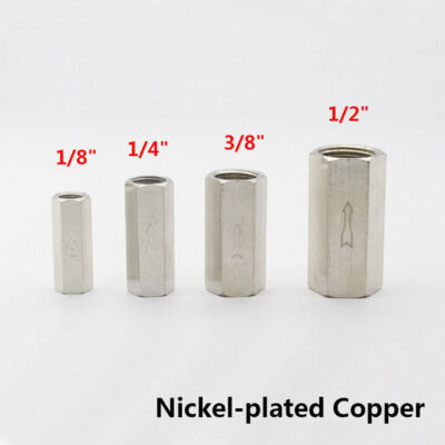 1/8'' 1/4'' 3/8'' 1/2'' BSPT Pneumatic Unidirectional One Way Air Check Valve
