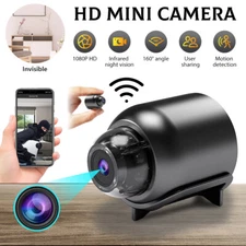 1080P Mini Camara Oculta Espia De Seguridad WiFi Inalambrica Con Audio y Video