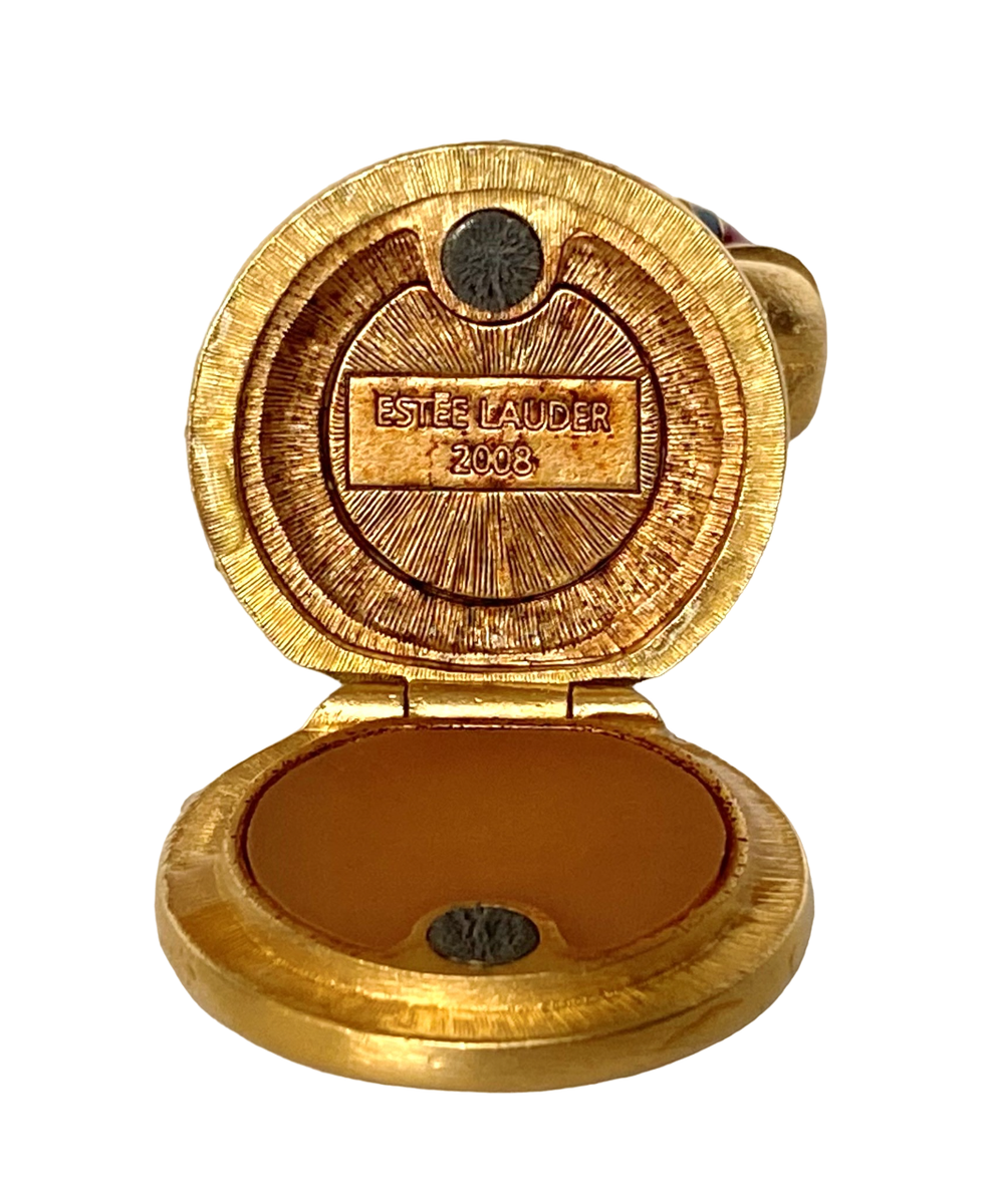 ESTEE LAUDER 2008 PLEASURES SOLID PERFUME TWO DANCING ROTATING