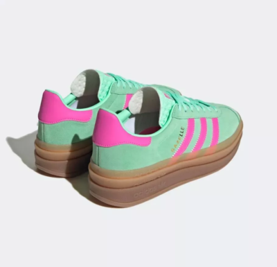 スニーカー adidas Gazelle Bold Mint Pink H06125 Adidas Originals Gazelle Bold W Pulse Mint Pink Women's
