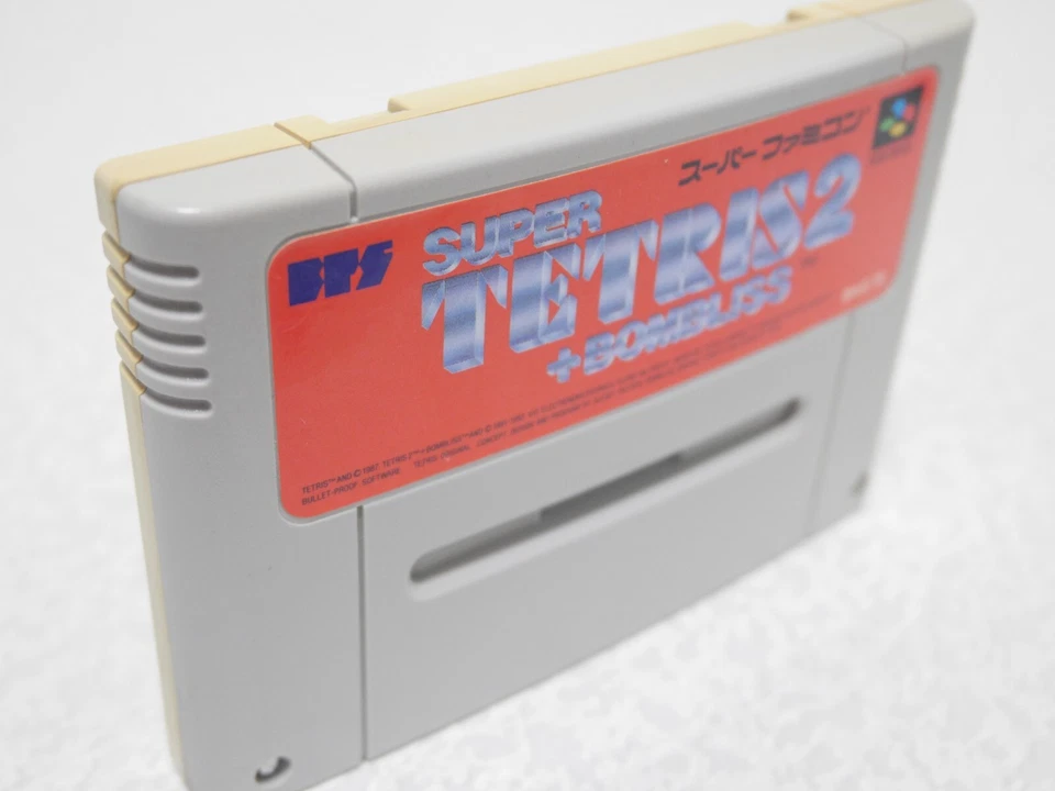 Nintendo Super TETRIS 2 +BOMBLISS Super Famicom SFC SNEC Tested from Japan - Image 4 of 4