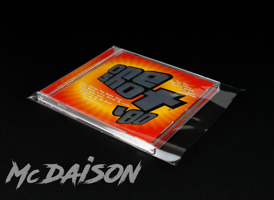 Buste Cd Per Custodie Bustine Protettive Per Custodie CD - 100 Pezzi Con Chiusura Adesiva Riutilizzabile Bustine Lucide - Foto 3