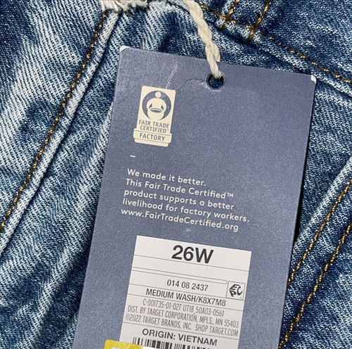 Universal Thread Women's size 26W Straight Blue Jeans Vintage Straight Model - Picture 5 of 11