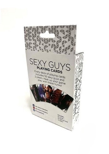 Sexy Guys Adult Party Bachelor Games Playing Cards Fantasy - Picture 4 of 4