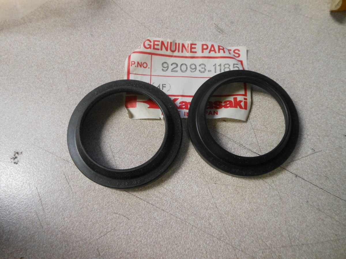 NOS Kawasaki Front Fork Seal 1985 KL250 92093-1185 QTY 2 | eBay