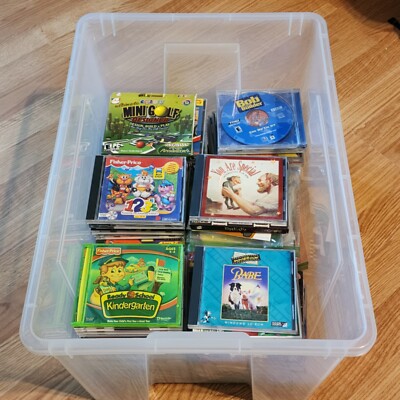 Kids Educational CD-ROM 100+ Games YOU PICK - Reading, Math, Puzzle, Adventure