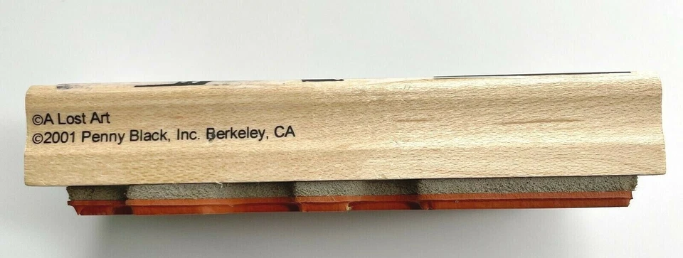 Sello de goma Penny Black A Lost Art Abuelo Niño foto vintage 502L Foto 3 de 4