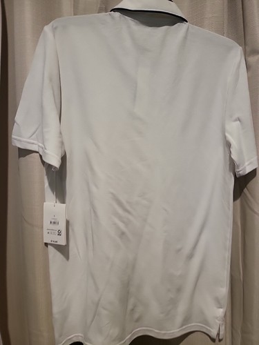 Free Assembly Mens FA SS Pique Polo Shirt Small Snow White NWT - Picture 8 of 9