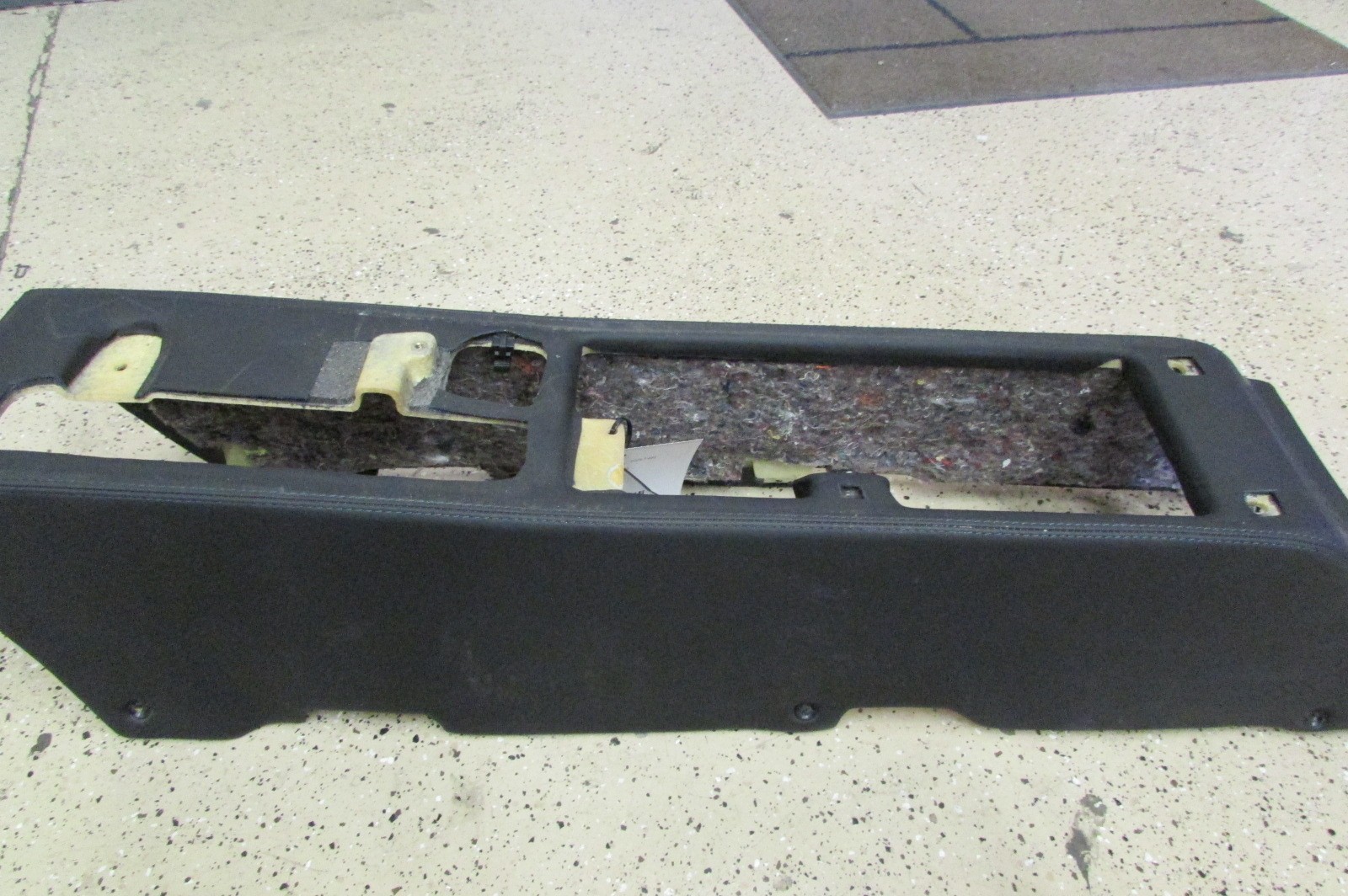 Ferrari F430, Lower Leather Center Console, Black, Used, P/N 68396490