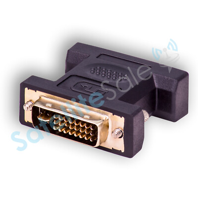 SatelliteSale Male DVI-I to Female VGA Adapter 1080p Full HD Converter