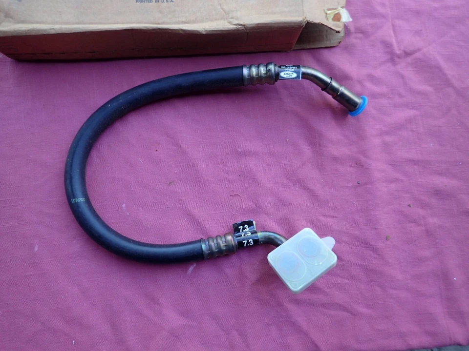 Ford Econoline 1992-96 furgoneta 7,3 aire acondicionado colector manguera conjunto, ¡nuevo en stock! F2UH-19N617-DC Foto 2 de 4