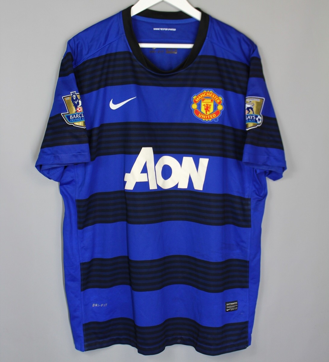 MANCHESTER UNITED 2011/2012 AWAY FOOTBALL JERSEY SHIRT NIKE