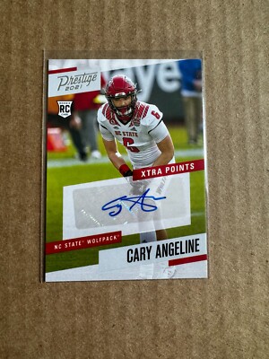 2021 Chronicles Draft Picks Prestige Cary Angeline Autograph #PS-GAG