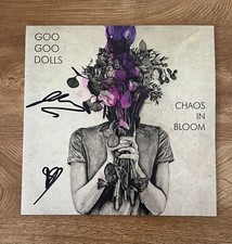 * GOO GO DOLLS  * signed vinyl album * CHAOS IN BLOOM * JOHN & ROBBY *
