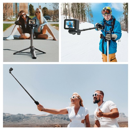 Bluetooth Remote Control Phone Selfie Stick Tripod for Gopro Hero 10 9 8 MAX f - Picture 16 of 18