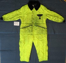 REFRIGIWEAR HiViS Freezer Suit, Size 5XL, Style 0344RHVL5XL, Made in USA, USED