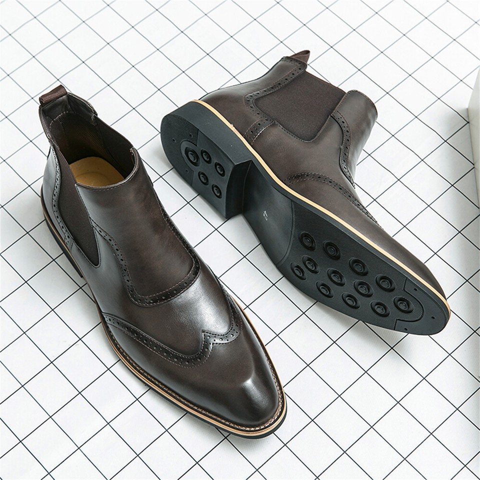 Men's Formal Chelsea Boots For Business Office | To Look Taller