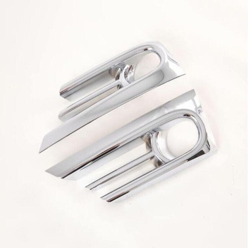 2PCS Chrome Front Fog Lamp Bumper Light Cover Trim For Honda CR-V CRV 2020-2022 - Picture 6 of 7