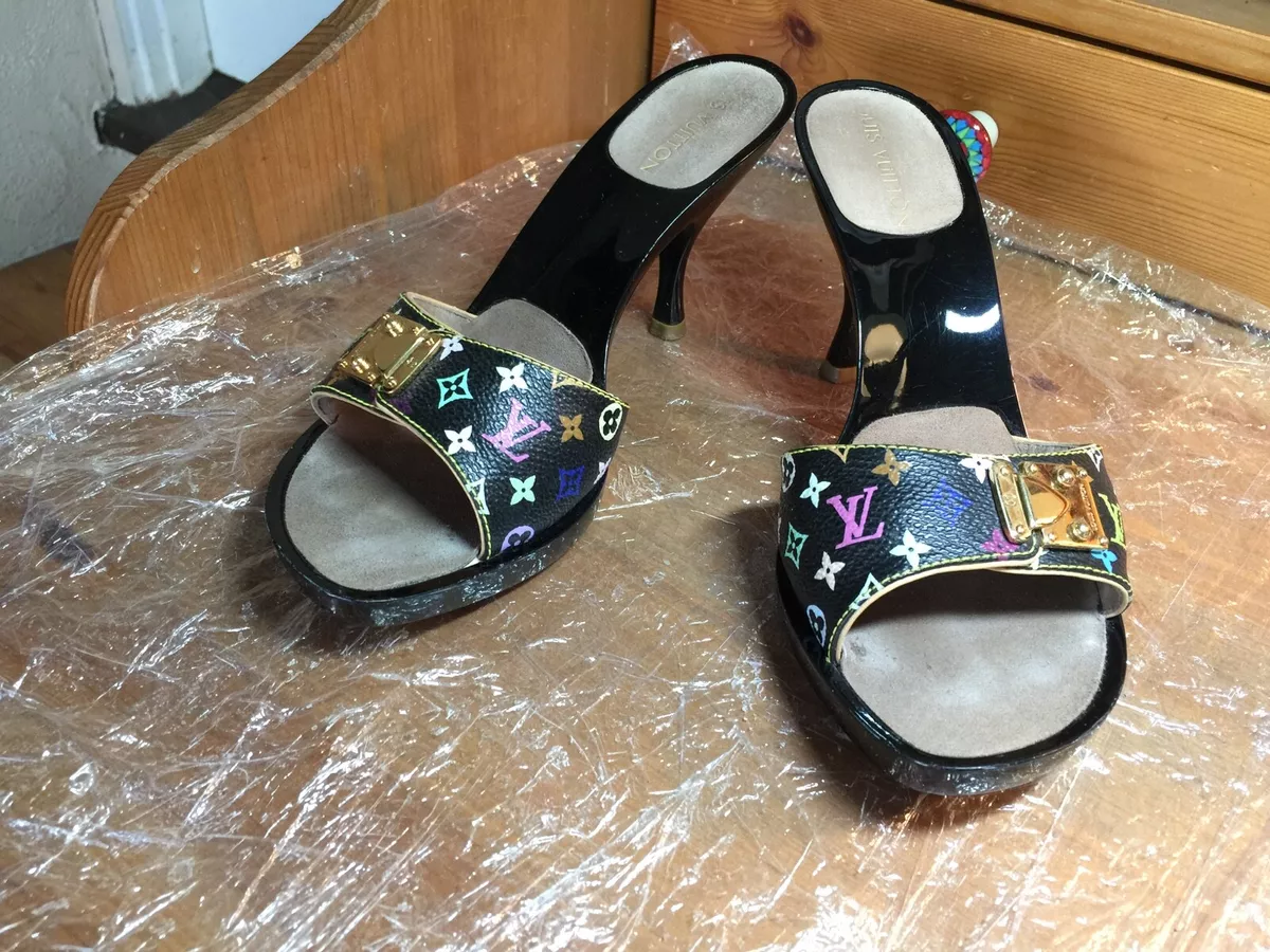 Louis Vuitton Multicolor Logo Heels