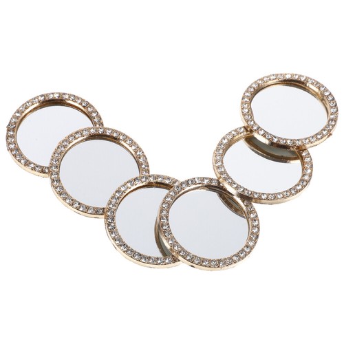6 Pcs Schönheitspiegel Mini -Make -up -Spiegel Kleiner Handspiegel - 第 11/12 張圖片