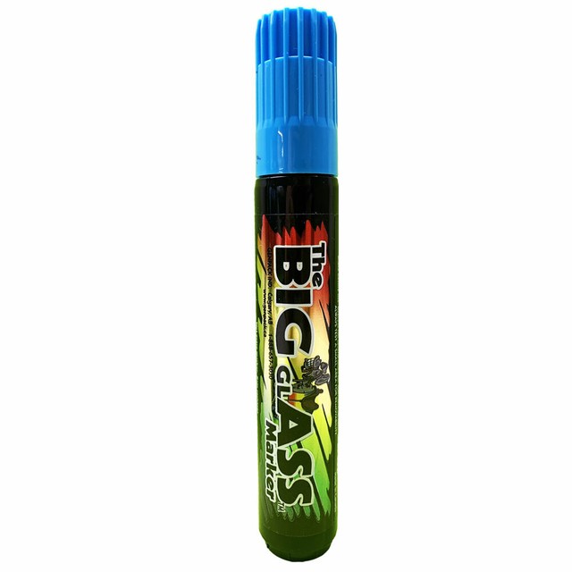 Big Glass Marker Car Paint Marker Washable Color Blue Qty