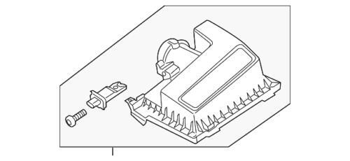 Cubierta del filtro de aire para Ford Fusion 2013-2020 (N/P DS7Z-9661-A)