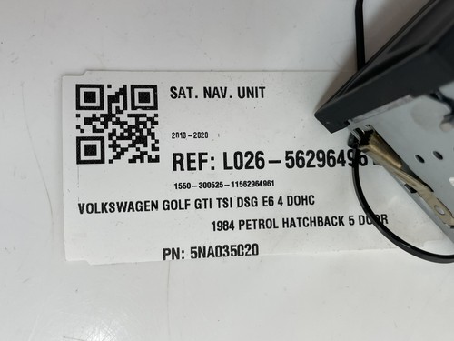 Volkswagen Golf Gti Tsi Dsg MK7 2017 MULTIMEDIA SAT. NAV. HEAD UNIT 5NA035020 - Picture 3 of 7