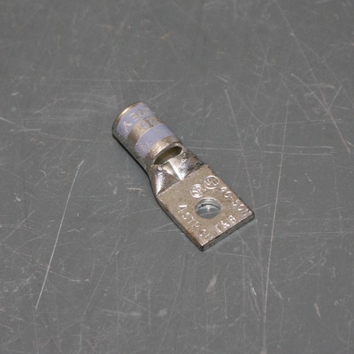 (109) T&B One Hole Lug Compression Connector 54138, 4 AWG Wire, #10 Stud, Gray - Picture 3 of 6