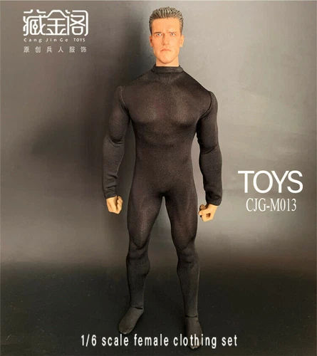 Collant tuta elastico scala 1/6 body vestiti vestibilità 12'' uomo PH TBL figura - Foto 16 di 19