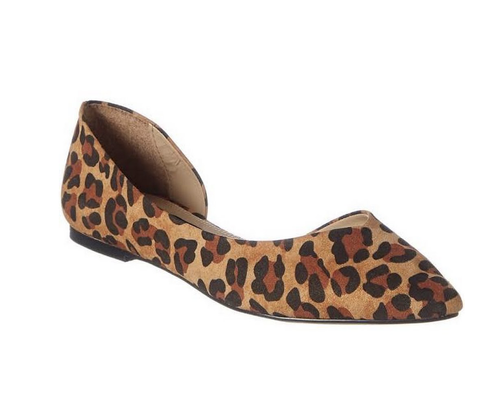 Introducir escalar principio Steven By Steve Madden Klone MicroSuede Flat leopard pointed toe 8 | eBay