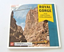 ROYAL GORGE AND CENTRAL COLORADO VINTAGE VIEW-MASTER PACKET NO. A 323