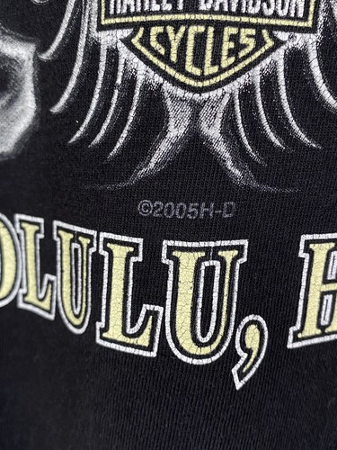 Vintage 2000's Harley Davidson Honolulu Hawaii Men's Sleeve Shirt Size XL - Picture 3 of 22