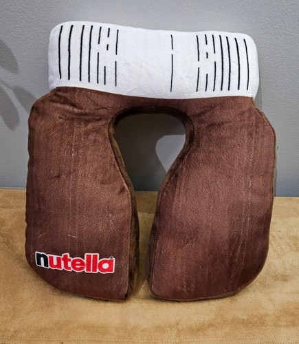Nutella Neck Pillow Novelty Collectable Travel -rare Htf