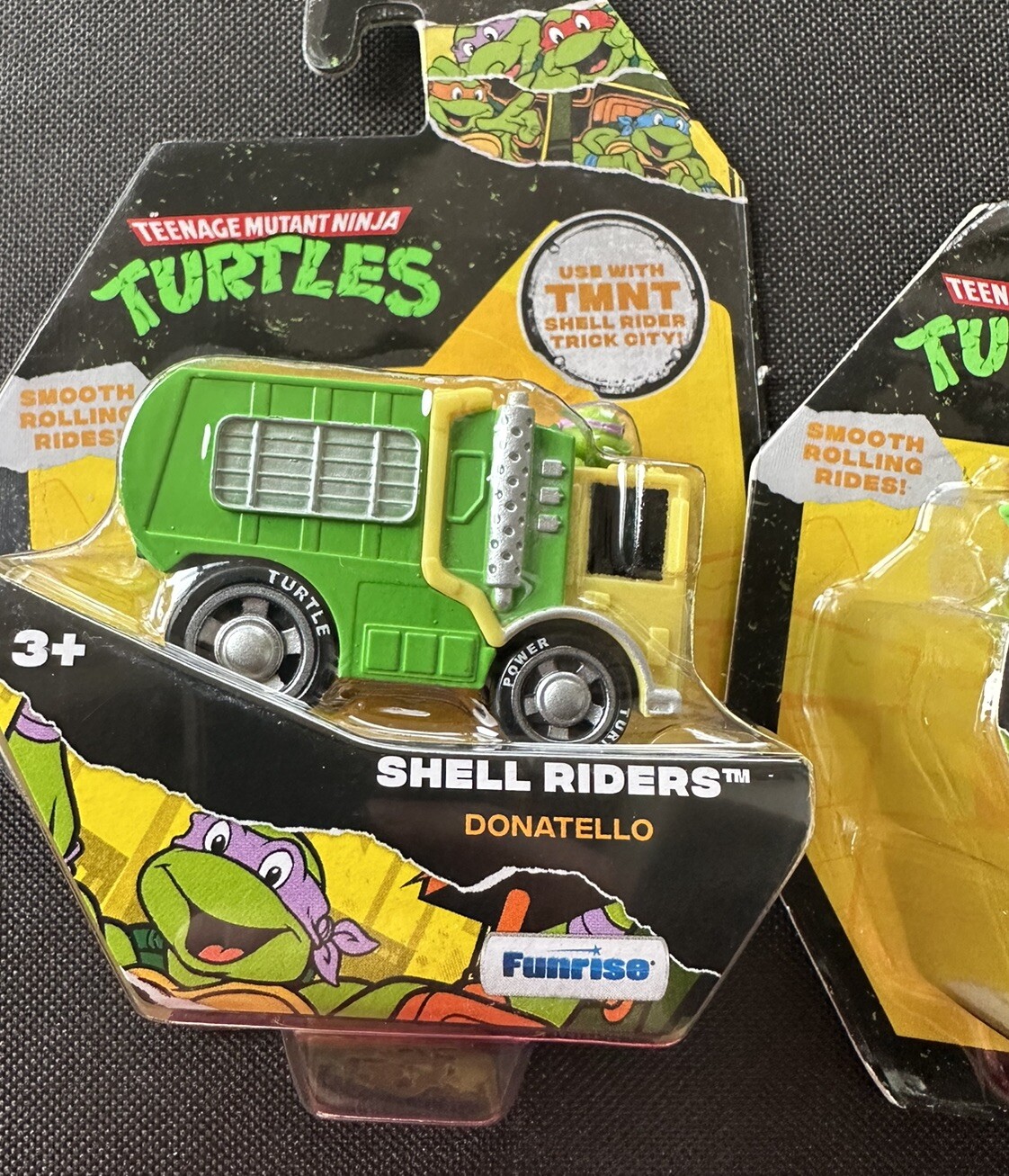 Teenage Mutant Ninja Turtles Nickelodeon Shell Riders Lot Of 3 Die Cast ...