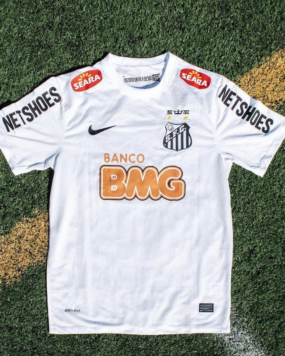 Santos 2012 Home Neymar Jersey – Available in All Sizes | eBay