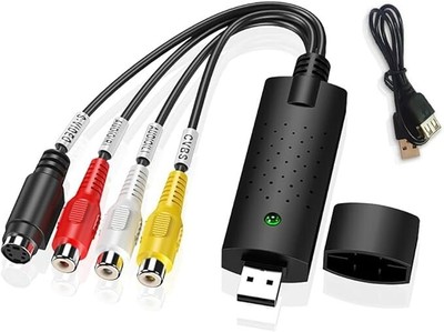 USB 2.0 Audio Video VHS VCR to DVD Converter Capture Card Adapter Digital Format